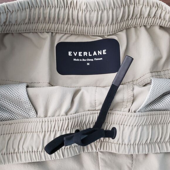 Everlane Sweatpants Womens M Light Tan Track High Rise Jogger 32x27 - Picture 8 of 11